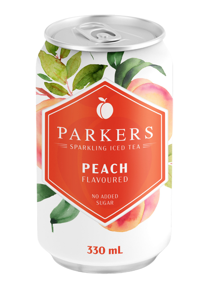 Peach Iced Tea 24 Pack Parkers Beverage Company