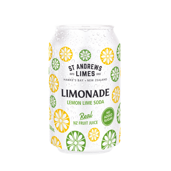 St Andrews Limes - Limonade Sparkling Soda 24 Pack